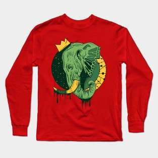 Forrest Green Royal Elephant Long Sleeve T-Shirt